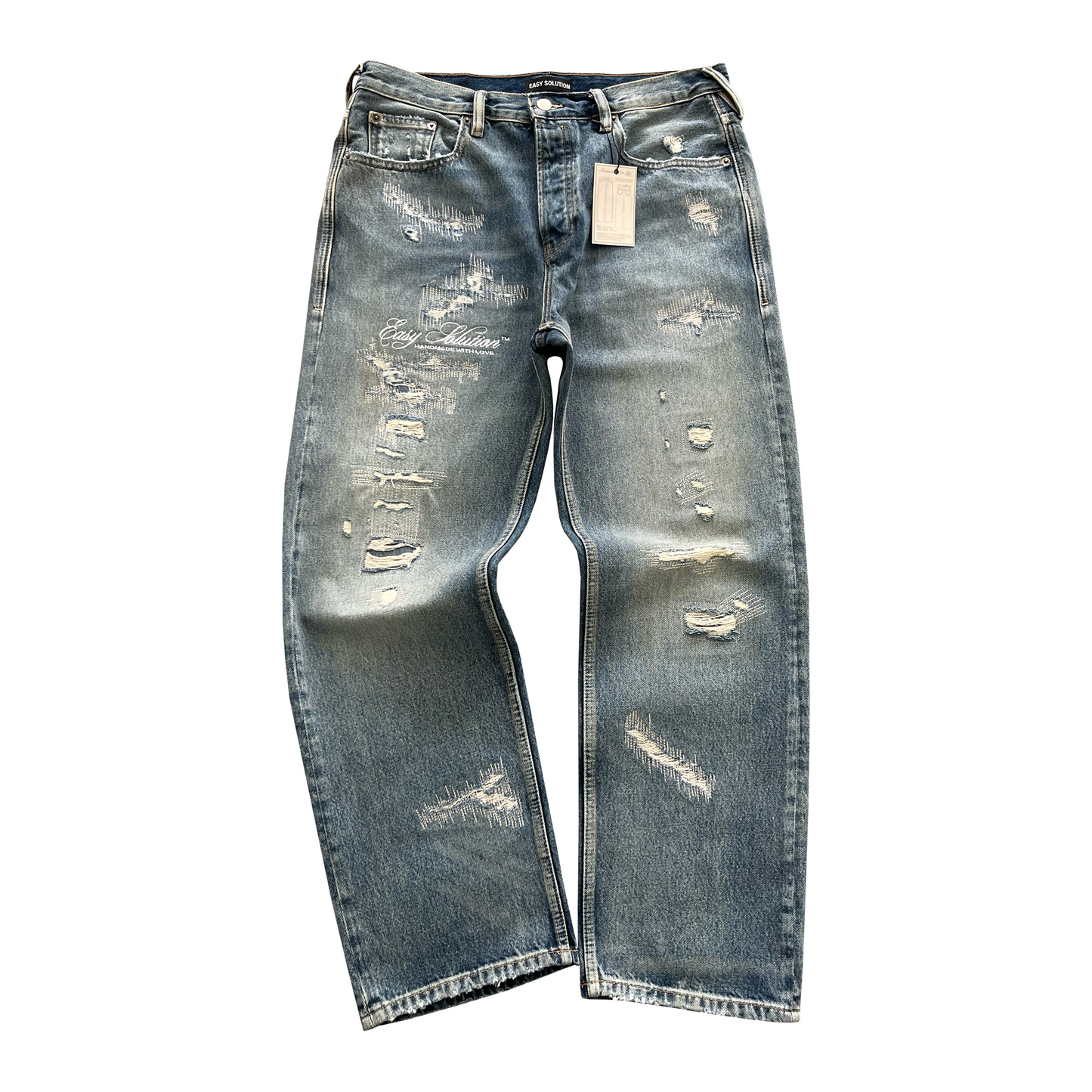 BABYBLUE DISTRESSED JEANS