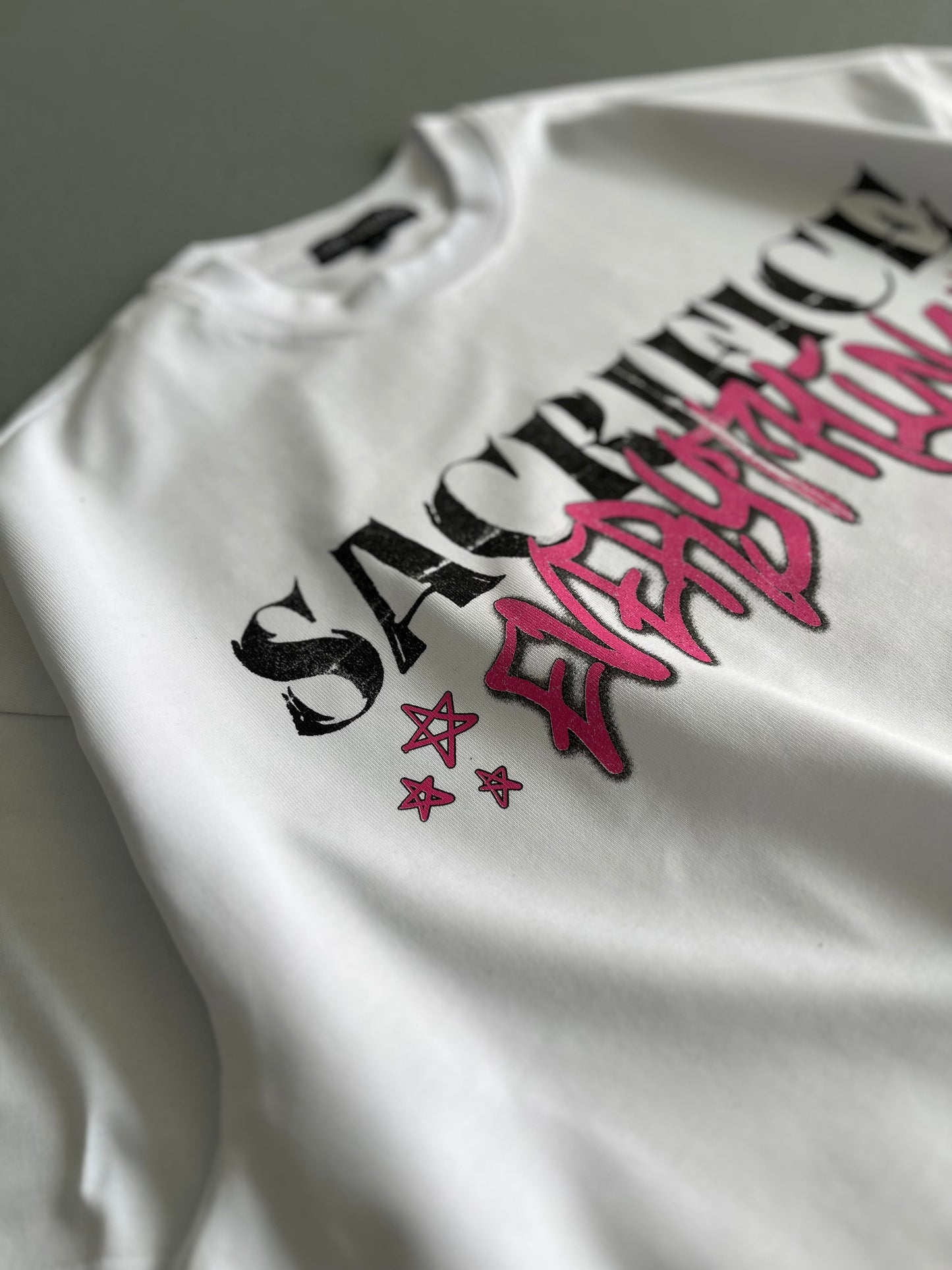 SACRIFICE EVERYTHING WHITE T-SHIRT