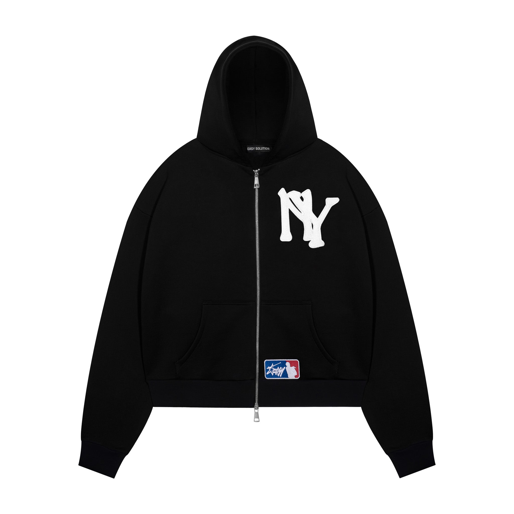 MLB BLACK ZIP HOODIE – easysolution